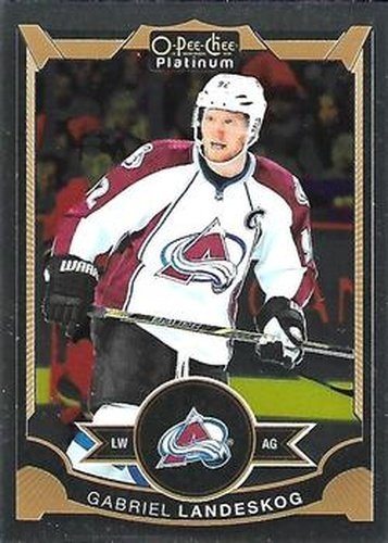 #109 Gabriel Landeskog - Colorado Avalanche - 2015-16 O-Pee-Chee Platinum Hockey