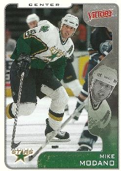 #109 Mike Modano - Dallas Stars - 2001-02 Upper Deck Victory Hockey