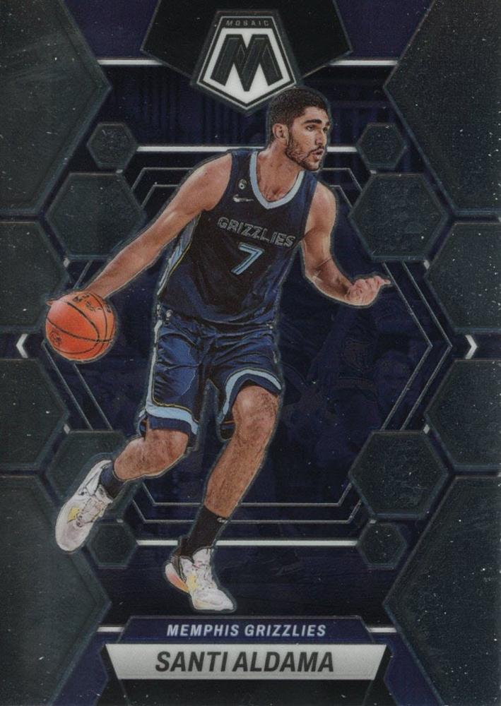 #109 Santi Aldama - Memphis Grizzlies - 2022-23 Panini Mosaic Basketball