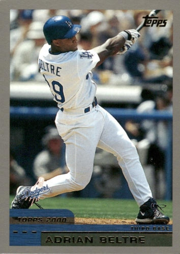 #109 Adrian Beltre - Los Angeles Dodgers - 2000 Topps Baseball