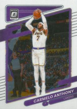 #109 Carmelo Anthony - Los Angeles Lakers - 2021-22 Donruss Optic Basketball