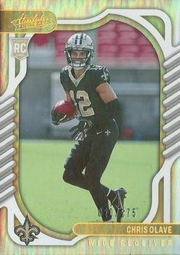 #109 Chris Olave - New Orleans Saints - 2022 Panini Absolute Football