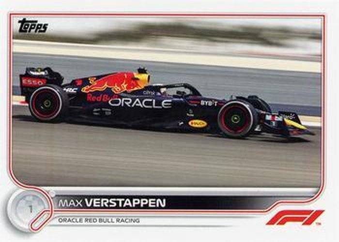 #109 Max Verstappen - Oracle Red Bull Racing - 2022 Topps Formula 1 Racing