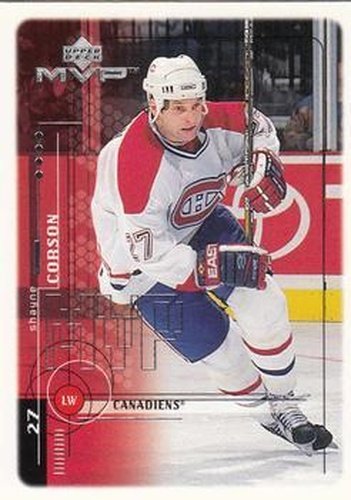 #109 Shayne Corson - Montreal Canadiens - 1998-99 Upper Deck MVP Hockey