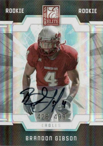 #109 Brandon Gibson - Philadelphia Eagles - 2009 Donruss Elite Football
