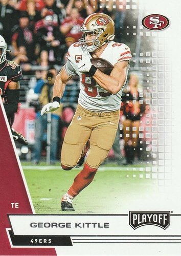 #109 George Kittle - San Francisco 49ers - 2020 Panini Playoff Football