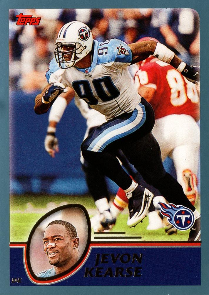 #109 Jevon Kearse - Tennessee Titans - 2003 Topps Football