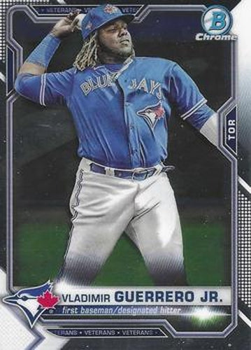 #10 Vladimir Guerrero Jr. - Toronto Blue Jays - 2021 Bowman Chrome Baseball