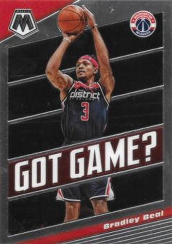#10 Bradley Beal - Washington Wizards - 2019-20 Panini Mosaic - Got Game Basketball