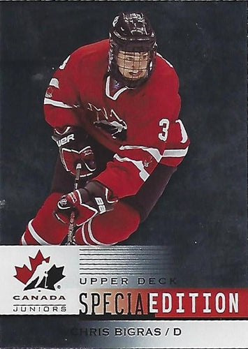 #SE-10 Chris Bigras - Canada - 2014 Upper Deck Team Canada Juniors - Special Edition Hockey
