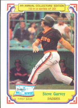 #10 Steve Garvey - San Diego Padres - 1984 Topps Drake's Big Hitters Baseball
