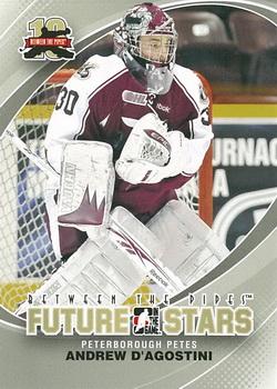 #10 Andrew D'Agostini - Peterborough Petes - 2011-12 In The Game Between The Pipes Hockey