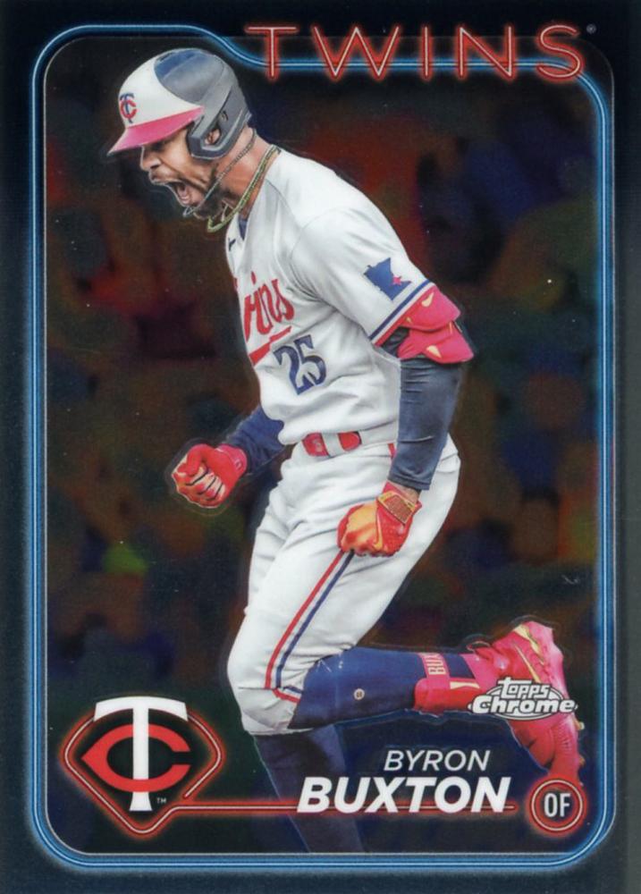 #10 Byron Buxton - Minnesota Twins - 2024 Topps Chrome Baseball