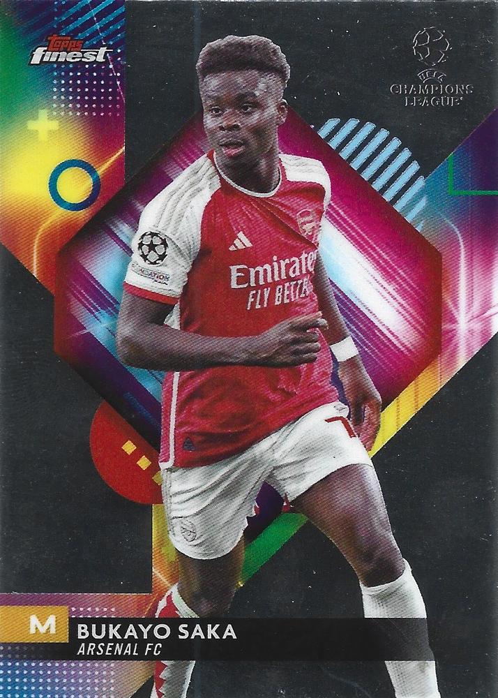 #10 Bukayo Saka - Arsenal FC - 2023-24 Finest UEFA Club Competitions Soccer