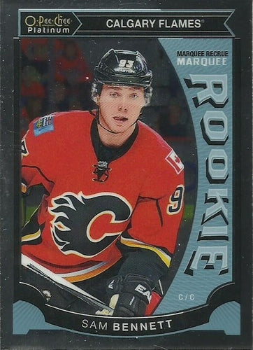 #M10 Sam Bennett - Calgary Flames - 2015-16 O-Pee-Chee Platinum - Marquee Rookies Hockey