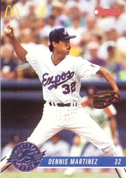#10 Dennis Martinez - Montreal Expos - 1993 Donruss McDonald's Montreal Expos 25th Anniversary Baseball