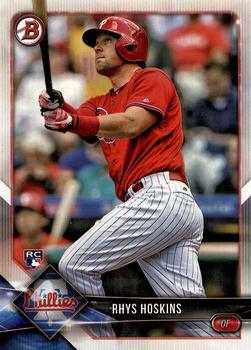 #10 Rhys Hoskins - Philadelphia Phillies - 2018 Bowman Baseball