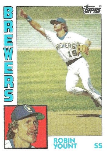 #10 Robin Yount - Milwaukee Brewers - 1984 Topps Baseball