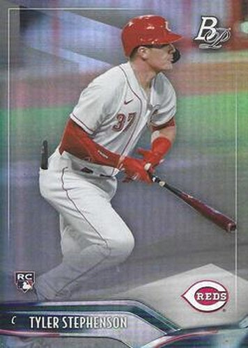 #10 Tyler Stephenson - Cincinnati Reds - 2021 Bowman Platinum Baseball