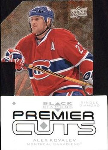#PDC10 Alex Kovalev - Montreal Canadiens - 2008-09 Upper Deck Black Diamond - Premier Die Cut Hockey