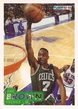 #10 Dee Brown - Boston Celtics - 1993-94 Fleer Basketball