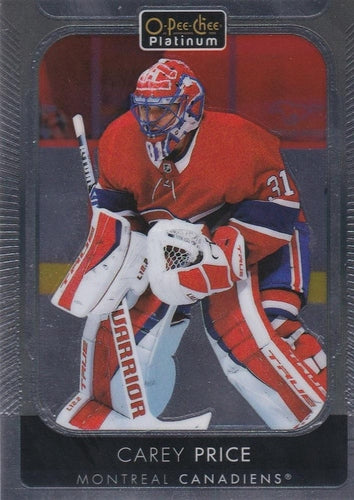 #10 Carey Price - Montreal Canadiens - 2021-22 O-Pee-Chee Platinum Hockey