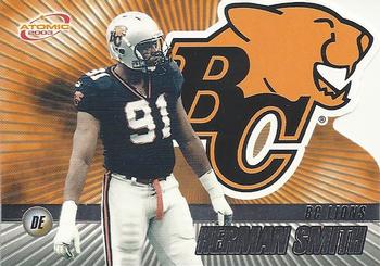 #10 Herman Smith - British Columbia Lions - 2003 Pacific Atomic CFL Football