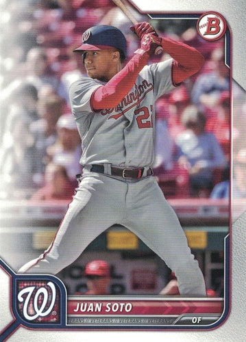#10 Juan Soto - Washington Nationals - 2022 Bowman Baseball