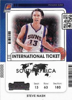 #10 Steve Nash - Phoenix Suns - 2021-22 Panini Contenders - International Ticket Basketball