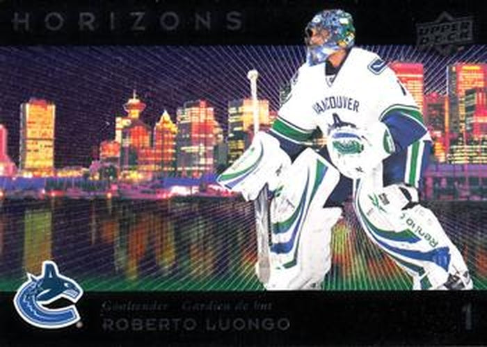 #H10 Roberto Luongo - Vancouver Canucks - 2009-10 Upper Deck McDonald's - Horizons Hockey