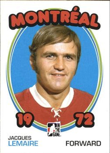 #10 Jacques Lemaire - Montreal Canadiens - 2009-10 In The Game 1972 The Year In Hockey