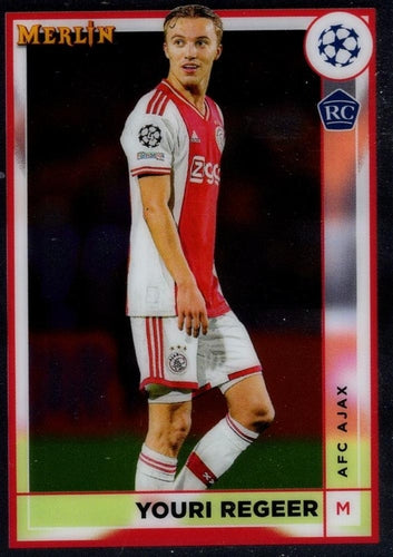 #10 Youri Regeer - Ajax - 2022-23 Merlin Chrome UEFA Club Competitions Soccer