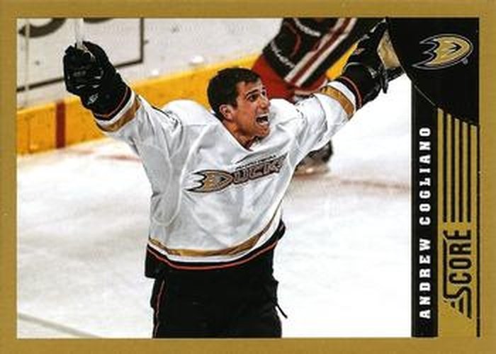 #10 Andrew Cogliano - Anaheim Ducks - 2013-14 Score - Gold Hockey