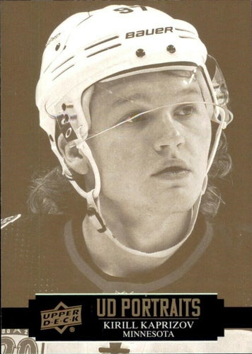 #P-10 Kirill Kaprizov - Minnesota Wild - 2021-22 Upper Deck - UD Portraits Hockey