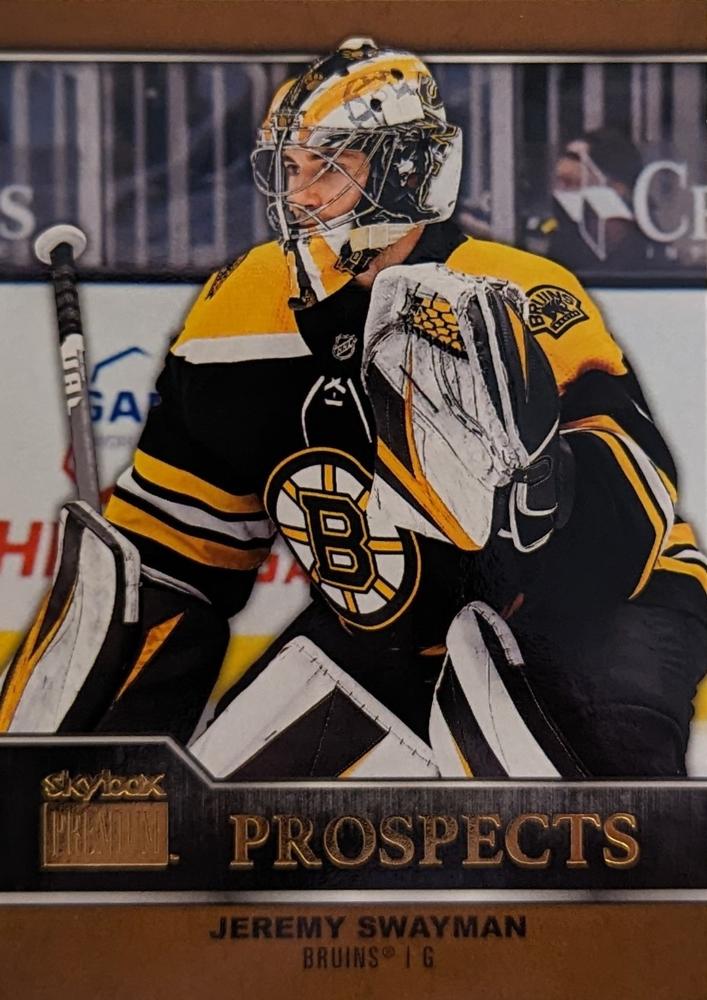 #PP-10 Jeremy Swayman - Boston Bruins - 2021-22 SkyBox Metal Universe - Skybox Premium Prospects Hockey