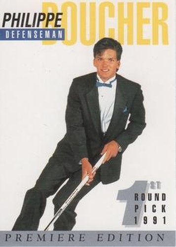 #10 Philippe Boucher - 1991 Arena Draft Picks French Hockey