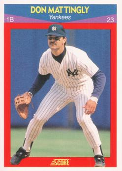 #10 Don Mattingly - New York Yankees - 1990 Score 100 Superstars Baseball