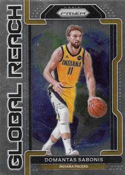 #10 Domantas Sabonis - Indiana Pacers - 2021-22 Panini Prizm - Global Reach Basketball
