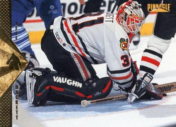 #110 Jeff Hackett - Chicago Blackhawks - 1996-97 Pinnacle Hockey