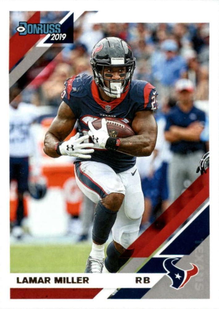 #110 Lamar Miller - Houston Texans - 2019 Donruss Football