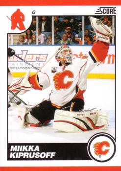 #110 Miikka Kiprusoff - Calgary Flames - 2010-11 Score Hockey
