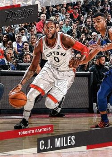 #110 C.J. Miles - Toronto Raptors - 2017-18 Panini Prestige Basketball