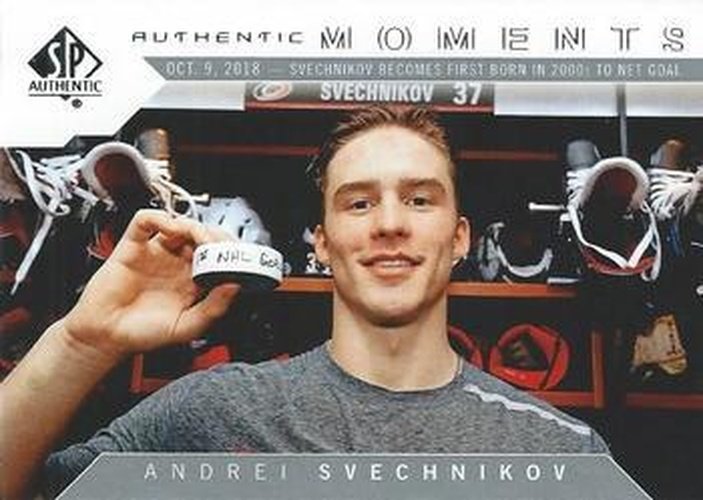 #110 Andrei Svechnikov - Carolina Hurricanes - 2018-19 SP Authentic Hockey