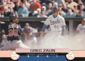 #110 Gregg Zaun - Kansas City Royals - 2001 Stadium Club Baseball