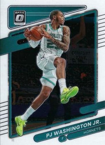 #110 PJ Washington Jr. - Charlotte Hornets - 2021-22 Donruss Optic Basketball