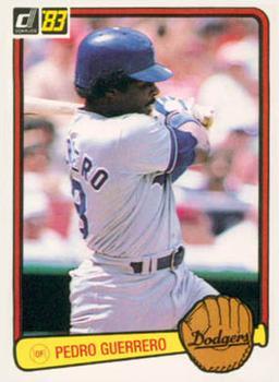 #110 Pedro Guerrero - Los Angeles Dodgers - 1983 Donruss Baseball