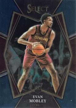 #110 Evan Mobley - Cleveland Cavaliers - 2021-22 Panini Select - Blue Basketball