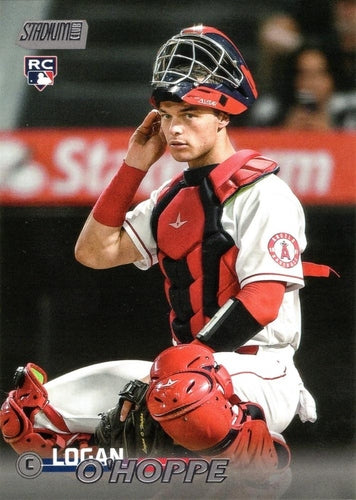 #110 Logan O'Hoppe - Los Angeles Angels - 2023 Stadium Club Baseball
