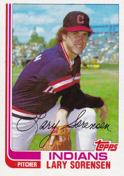 #111T Lary Sorensen - Cleveland Indians - 1982 Topps Traded Baseball