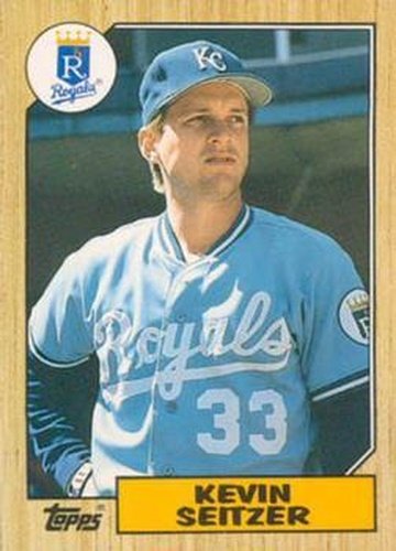 #111T Kevin Seitzer - Kansas City Royals - 1987 Topps Traded Baseball